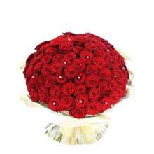 Buy 100 Hand-Tied Roses for $ 349 at FloraUAE